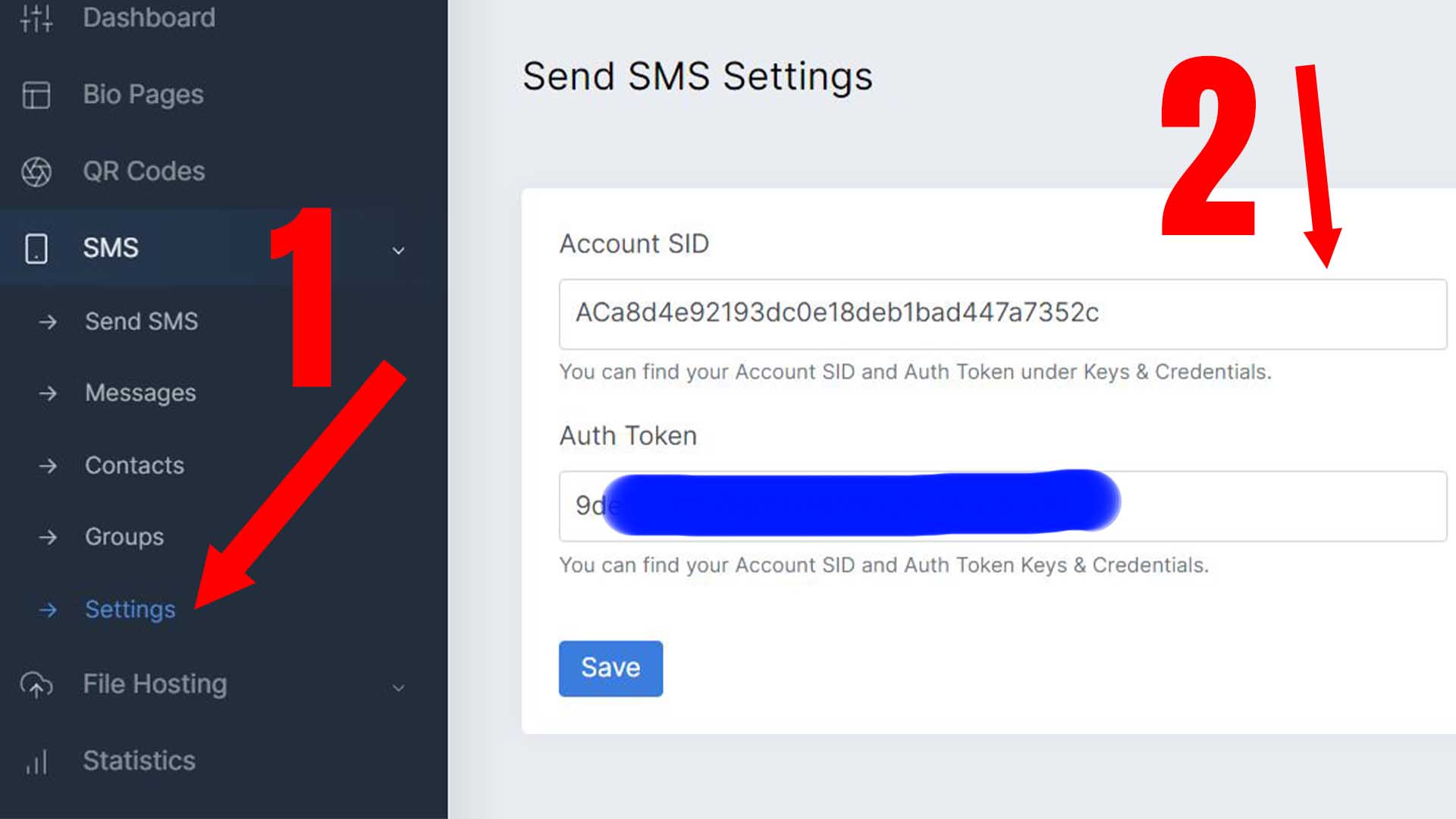 Integrate your Twilio account with the URL shortener easily.